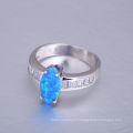 2018 novo design azul anel de opala de fogo com melhor qualidade e baixo preço